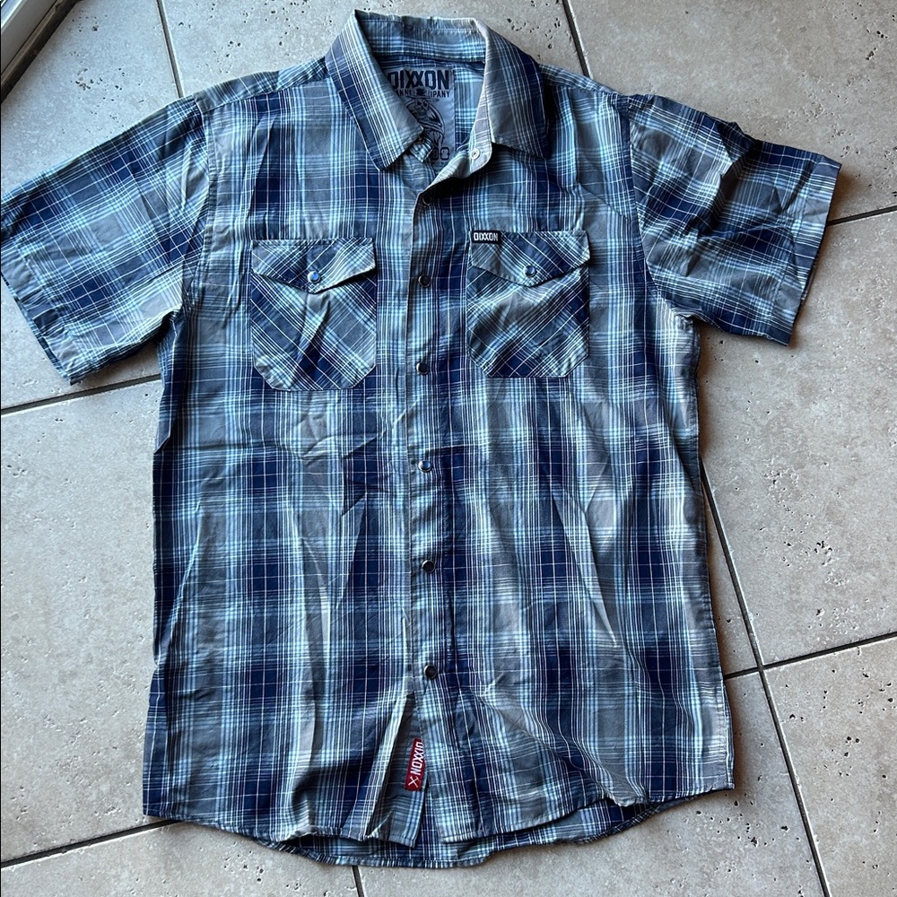 DIXXON FLANNEL CO Laredo / short sleeve bamboo pearl snap / men’s m - Picture 5 of 6